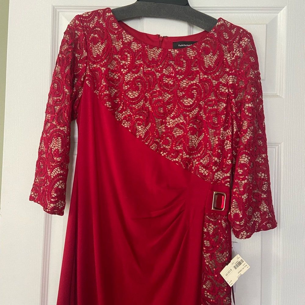NWT Brand NEW Lace red dress